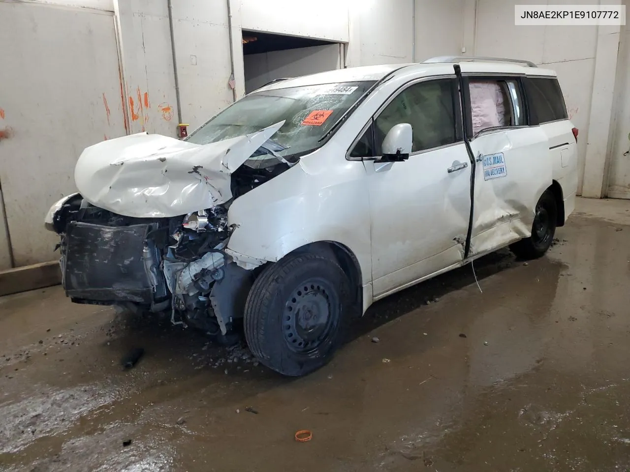 JN8AE2KP1E9107772 2014 Nissan Quest S