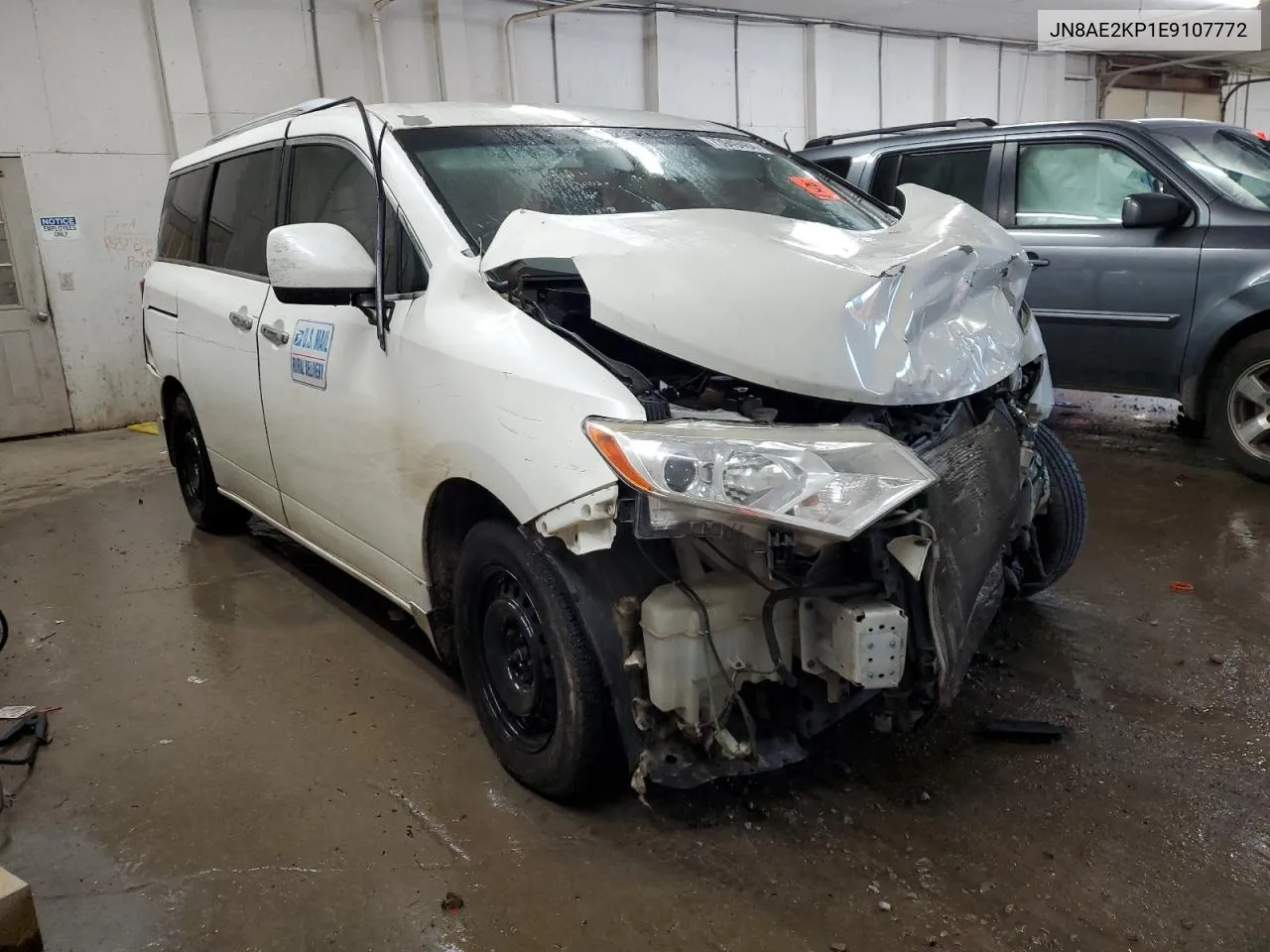 2014 Nissan Quest S VIN: JN8AE2KP1E9107772 Lot: 73949484