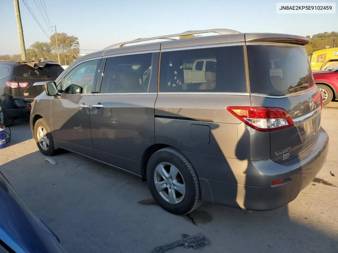 JN8AE2KP5E9102459 2014 Nissan Quest S