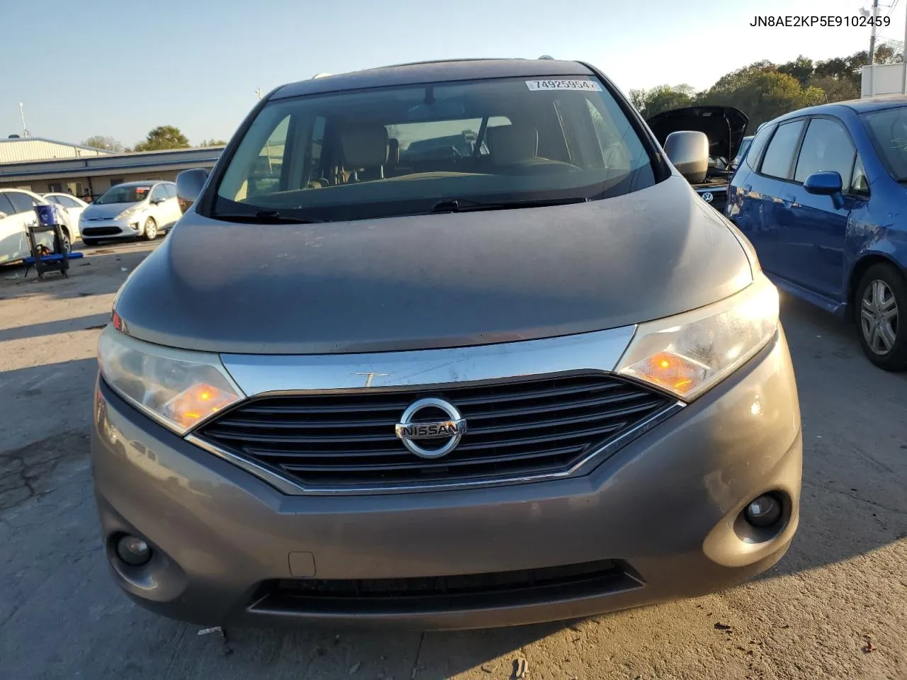 2014 Nissan Quest S VIN: JN8AE2KP5E9102459 Lot: 74925954