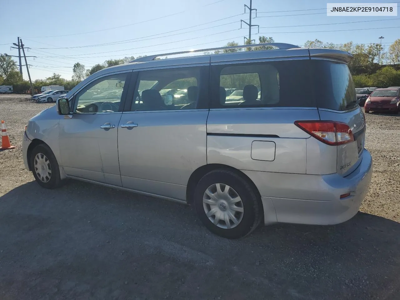 2014 Nissan Quest S VIN: JN8AE2KP2E9104718 Lot: 75340514