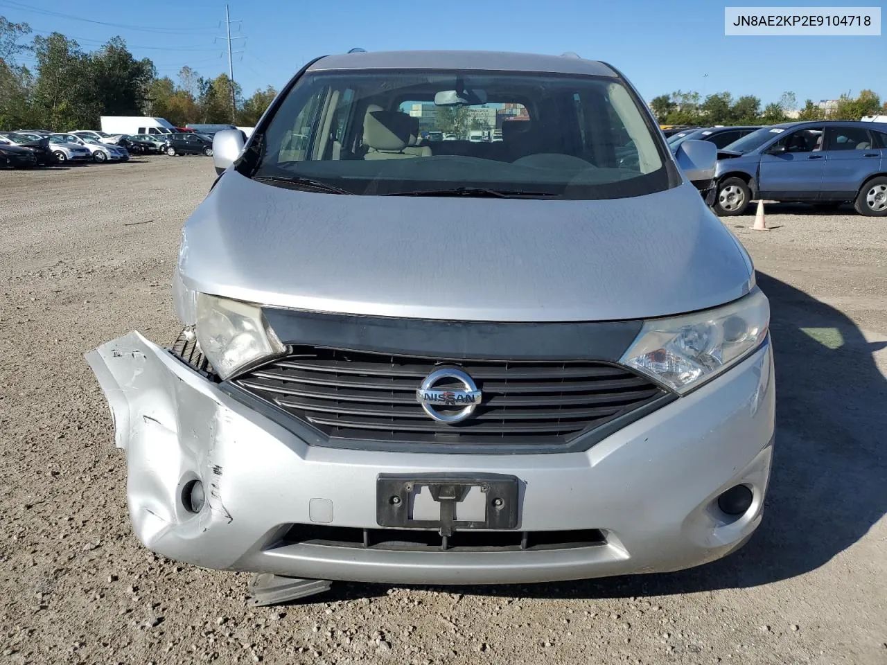 2014 Nissan Quest S VIN: JN8AE2KP2E9104718 Lot: 75340514