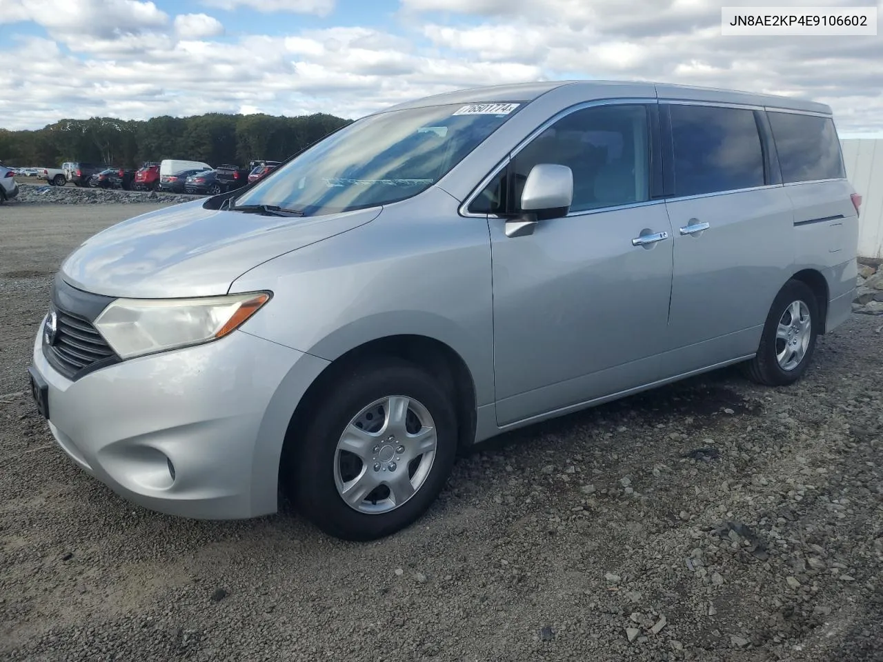 2014 Nissan Quest S VIN: JN8AE2KP4E9106602 Lot: 76501774