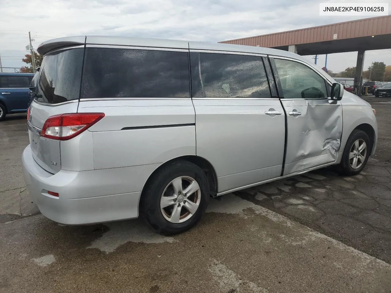 2014 Nissan Quest S VIN: JN8AE2KP4E9106258 Lot: 77762454