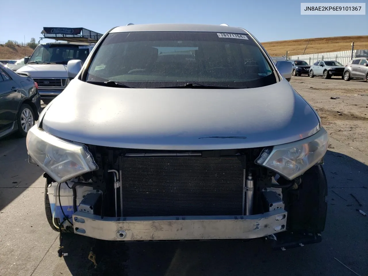 2014 Nissan Quest S VIN: JN8AE2KP6E9101367 Lot: 78171764