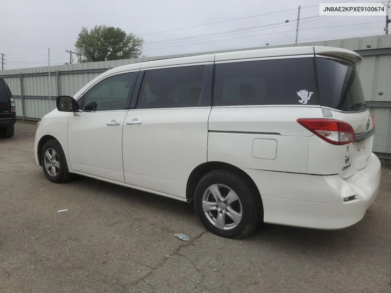 2014 Nissan Quest S VIN: JN8AE2KPXE9100674 Lot: 78482284