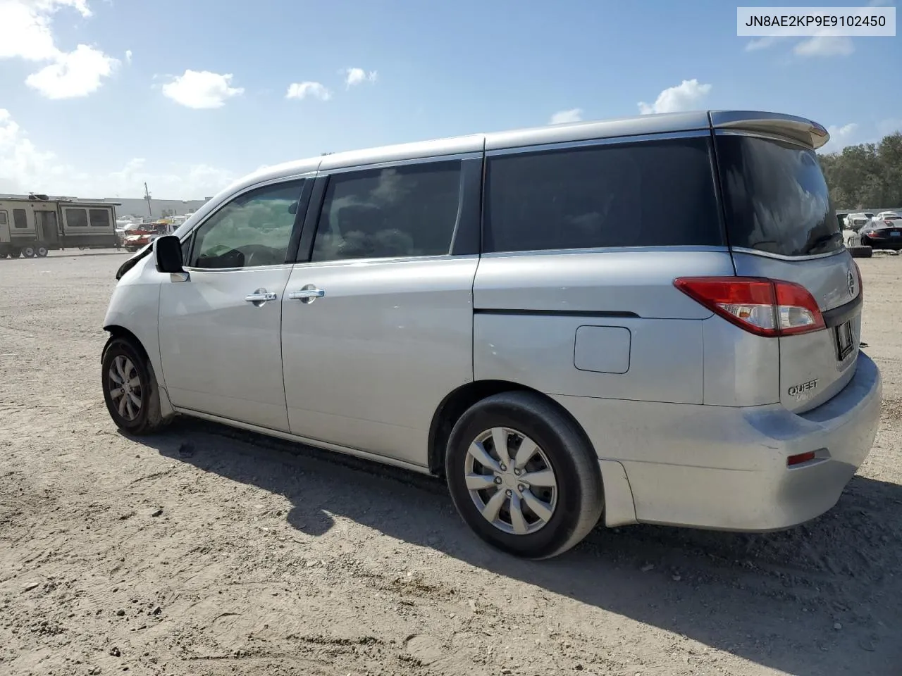 2014 Nissan Quest S VIN: JN8AE2KP9E9102450 Lot: 78511994