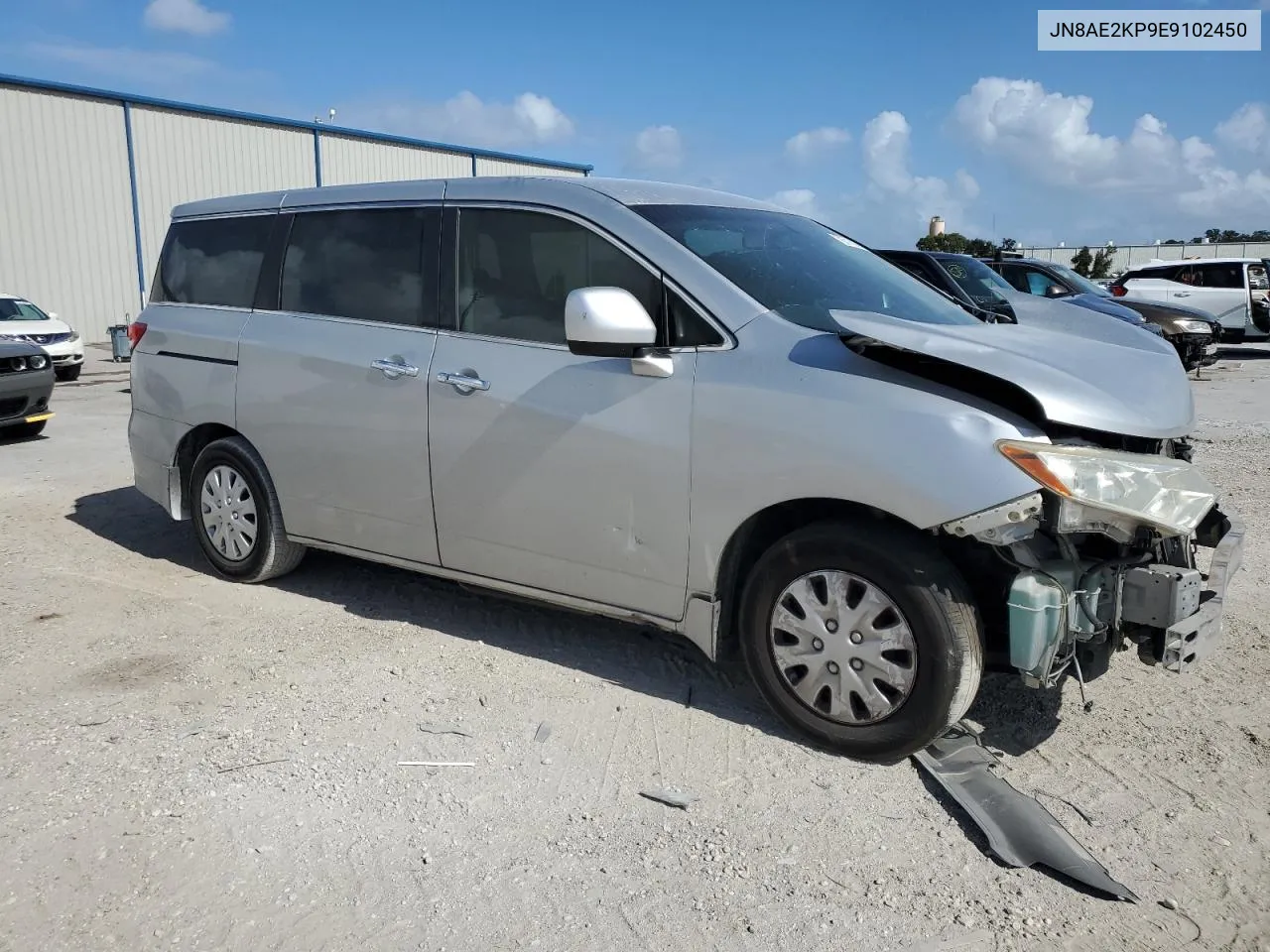 2014 Nissan Quest S VIN: JN8AE2KP9E9102450 Lot: 78511994