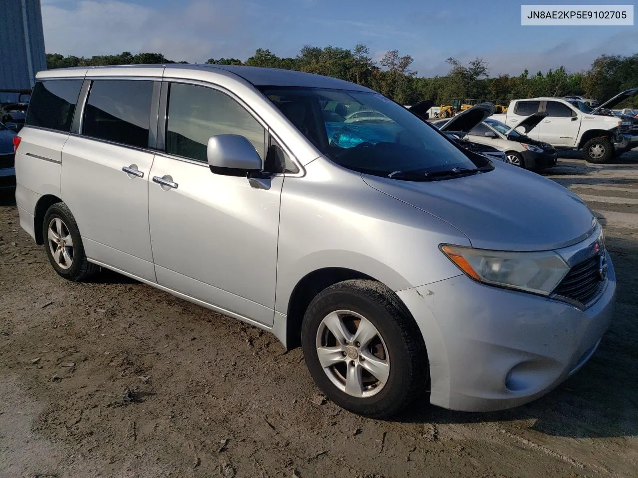 2014 Nissan Quest S VIN: JN8AE2KP5E9102705 Lot: 79744274