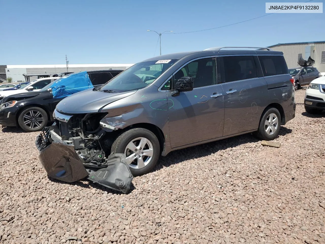 2015 Nissan Quest S VIN: JN8AE2KP4F9132280 Lot: 53493134