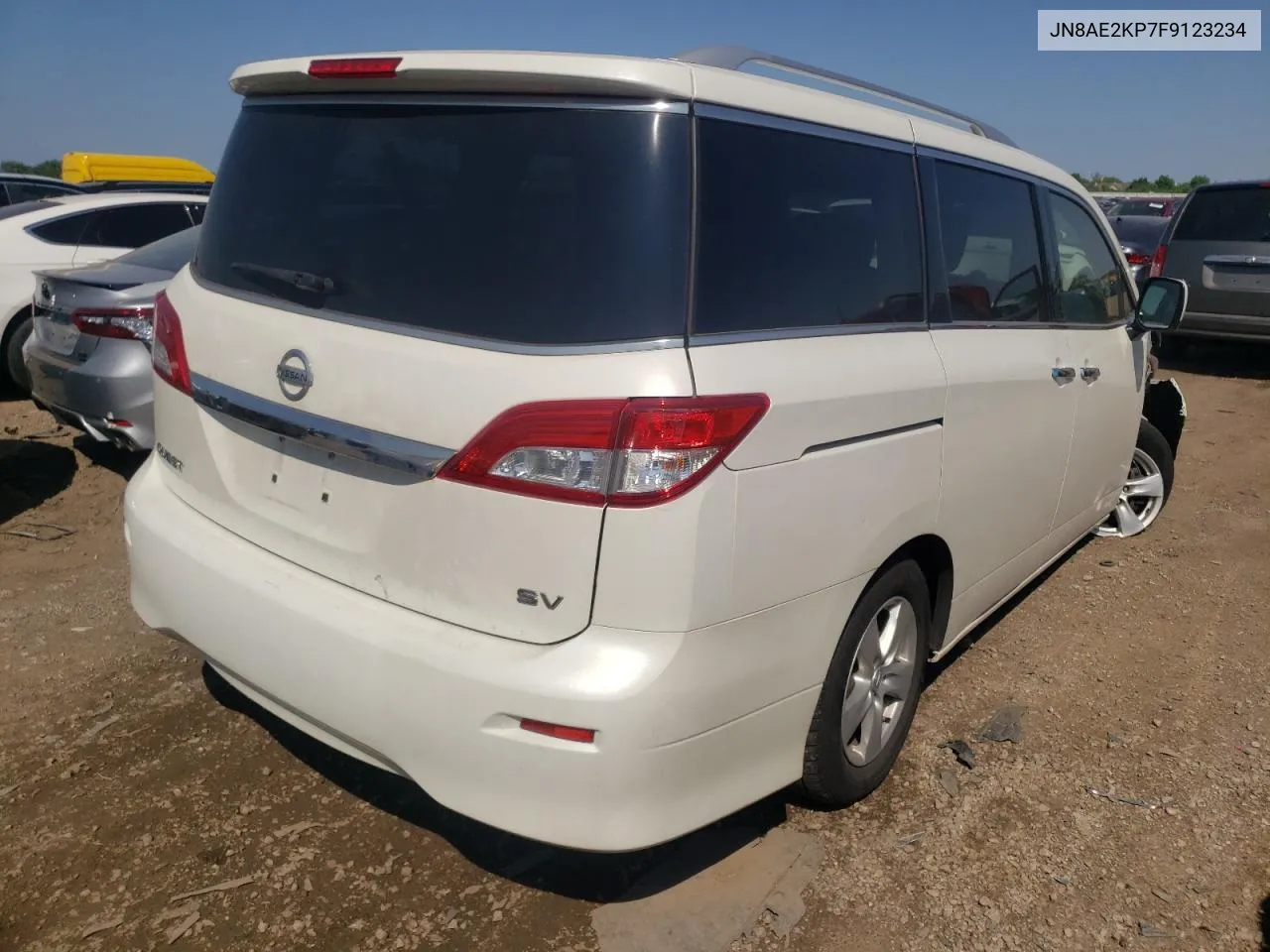 2015 Nissan Quest S VIN: JN8AE2KP7F9123234 Lot: 54245004