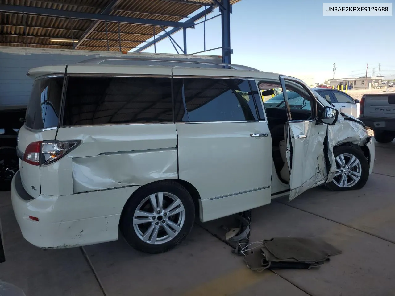 2015 Nissan Quest S VIN: JN8AE2KPXF9129688 Lot: 59872684