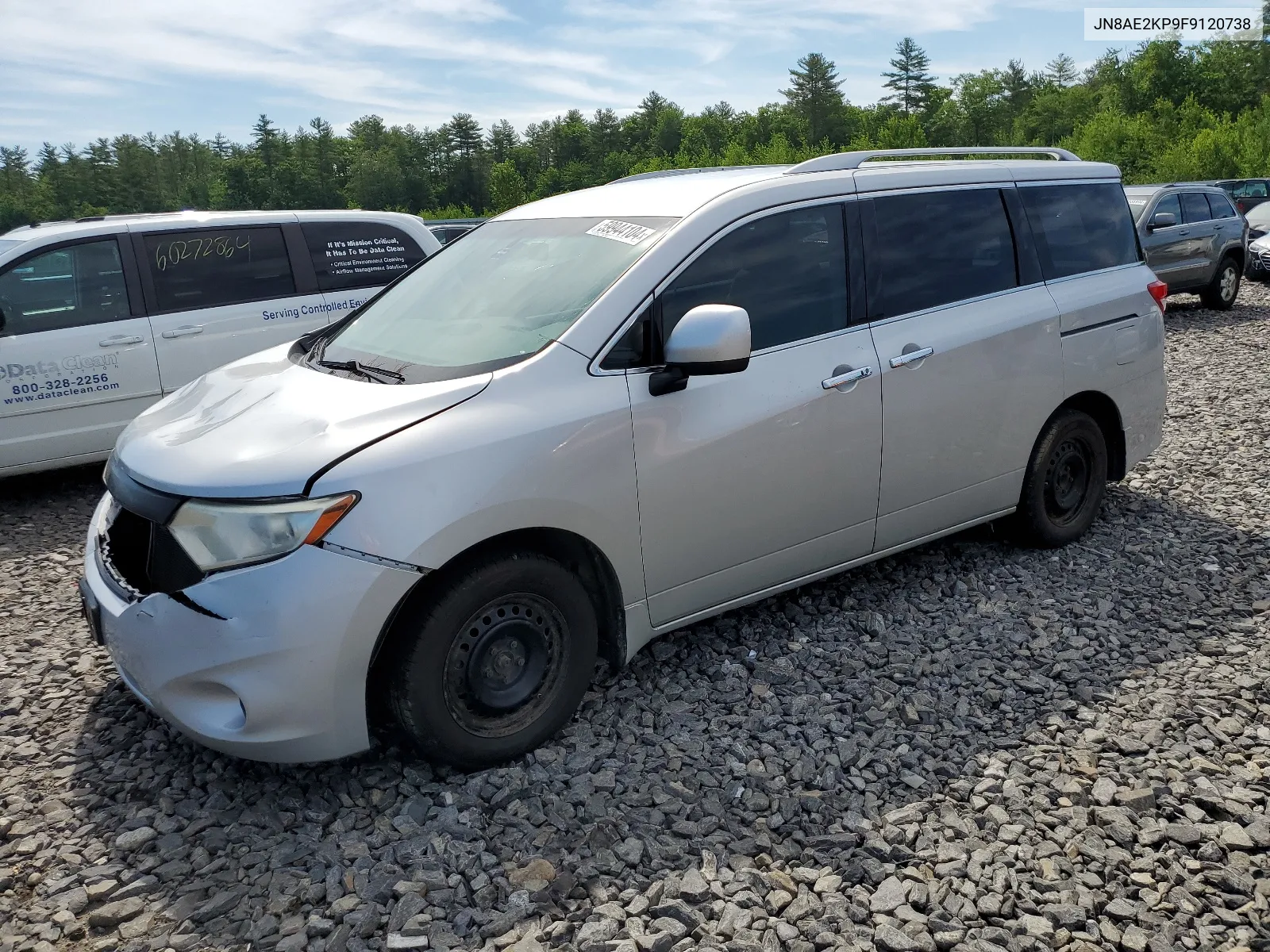 2015 Nissan Quest S VIN: JN8AE2KP9F9120738 Lot: 62396154