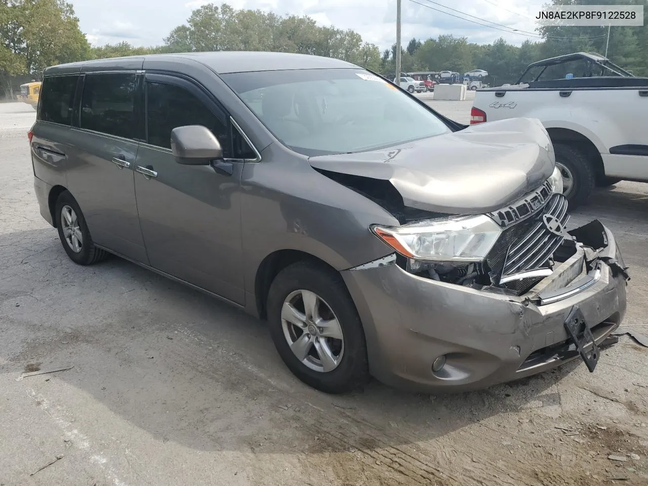 2015 Nissan Quest S VIN: JN8AE2KP8F9122528 Lot: 70295284