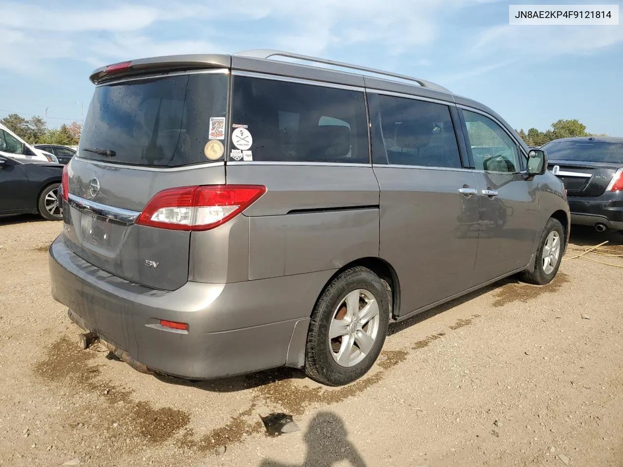 2015 Nissan Quest S VIN: JN8AE2KP4F9121814 Lot: 71569274