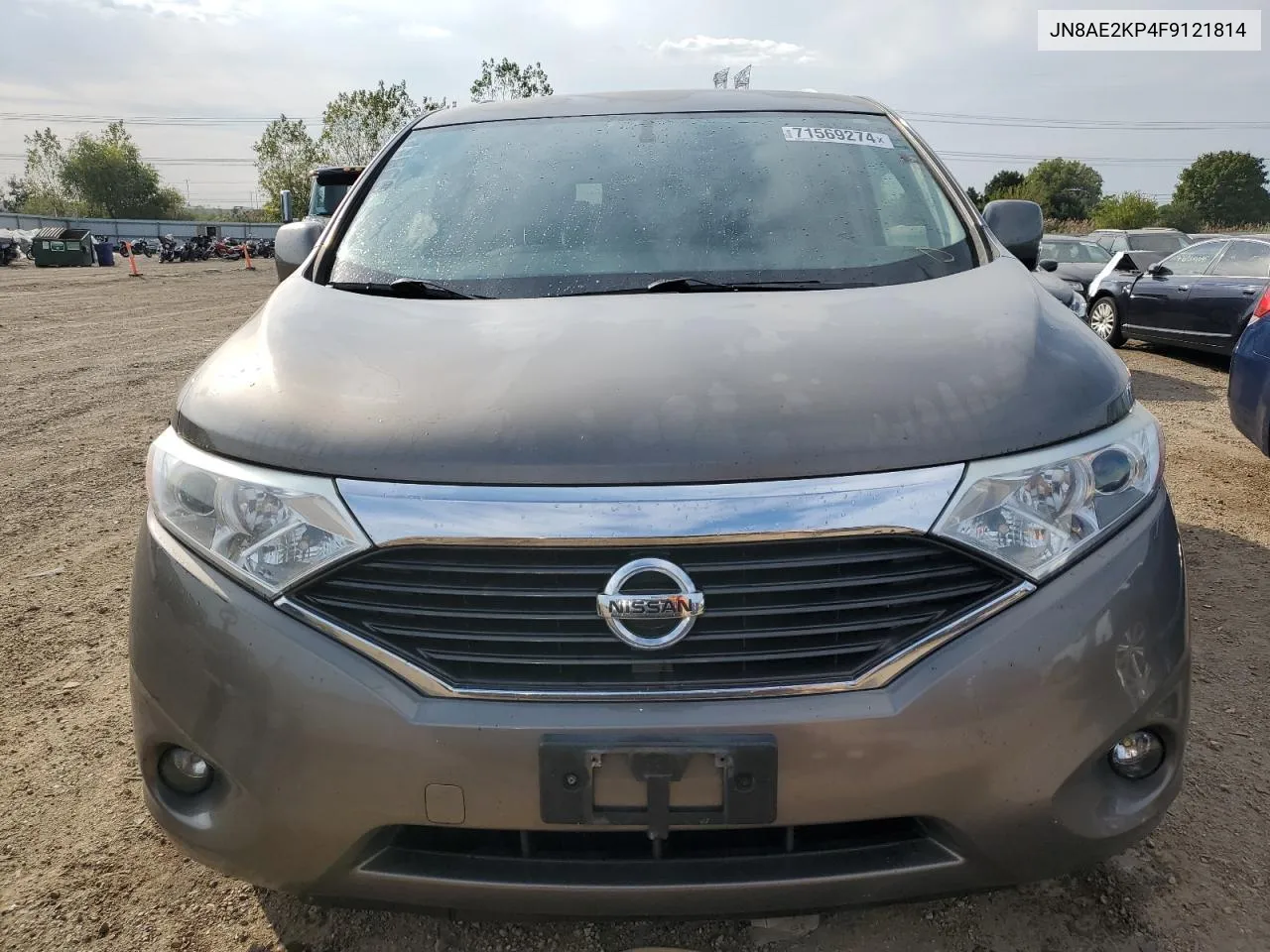 2015 Nissan Quest S VIN: JN8AE2KP4F9121814 Lot: 71569274