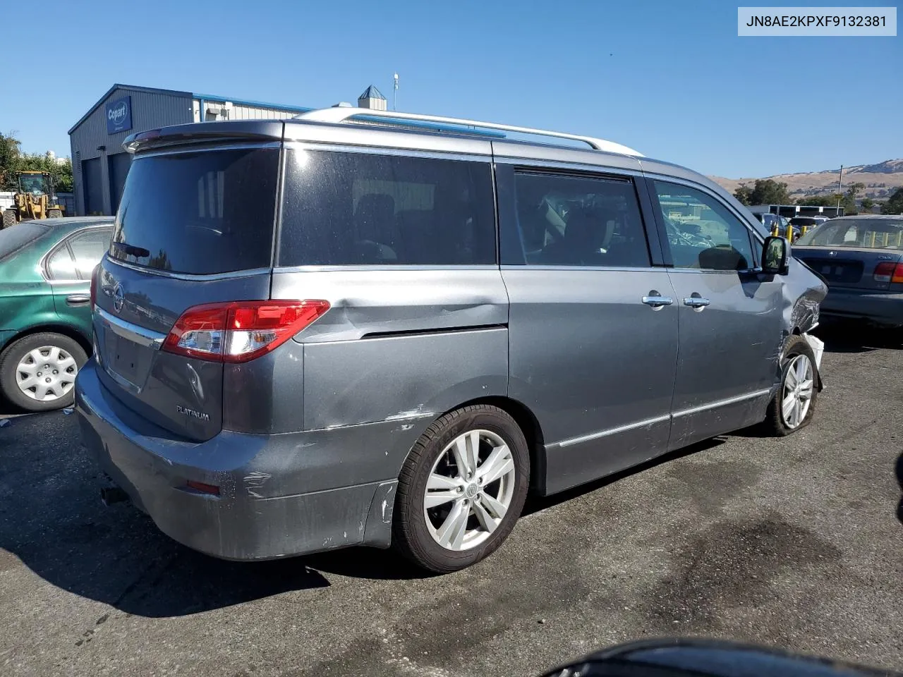 2015 Nissan Quest S VIN: JN8AE2KPXF9132381 Lot: 72703884