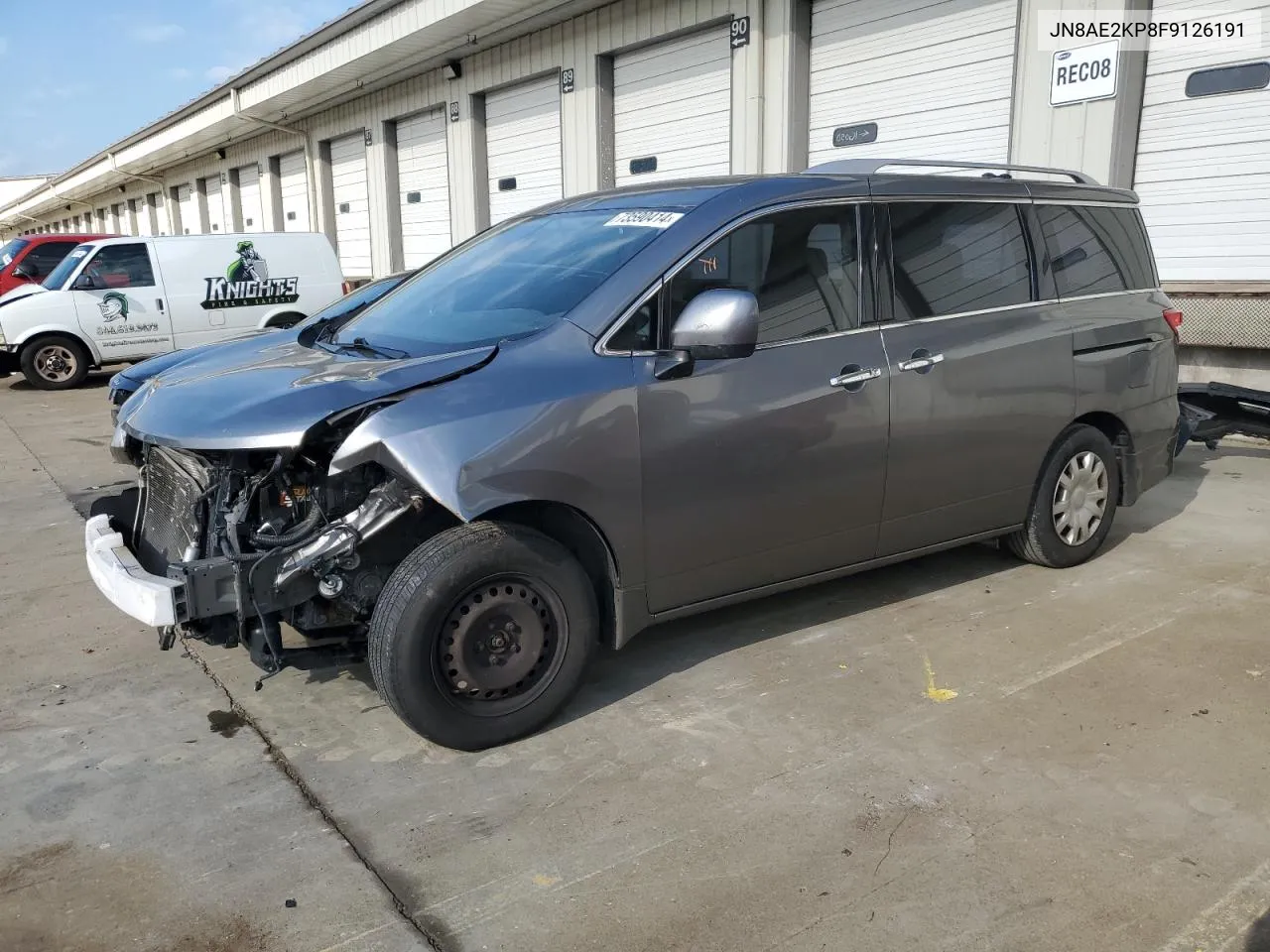 2015 Nissan Quest S VIN: JN8AE2KP8F9126191 Lot: 73590414