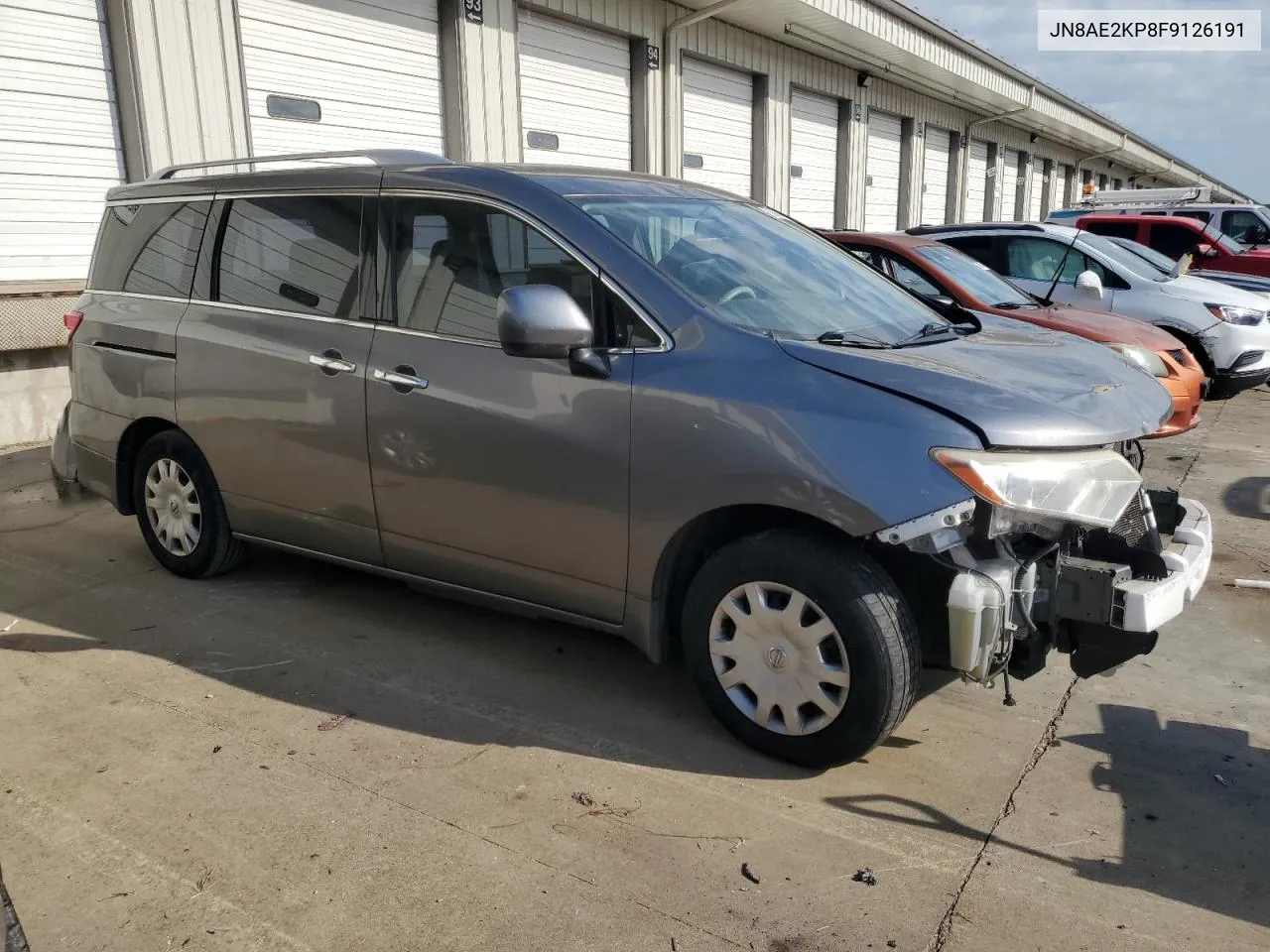 2015 Nissan Quest S VIN: JN8AE2KP8F9126191 Lot: 73590414