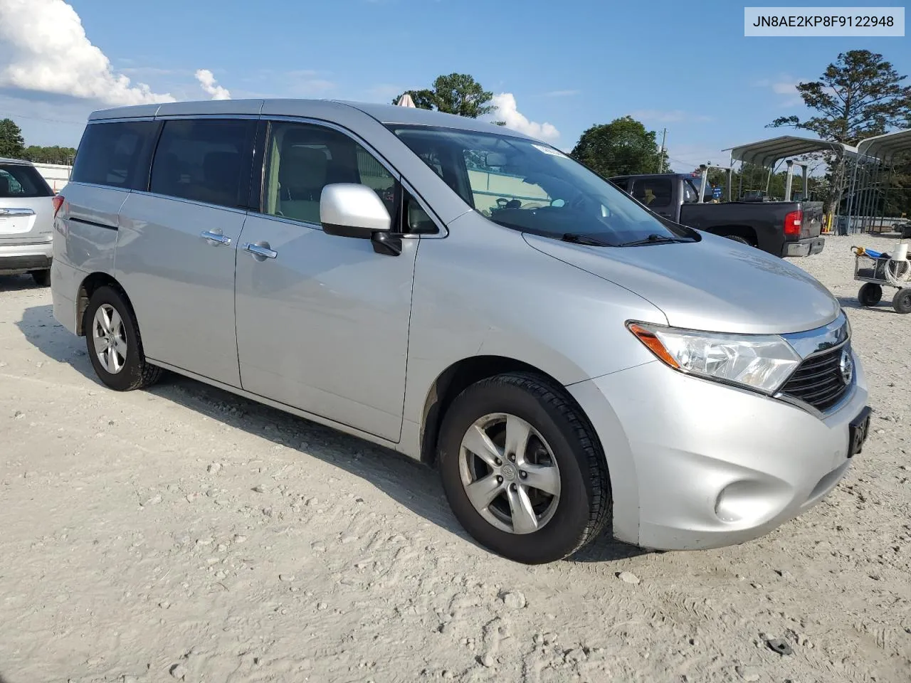 2015 Nissan Quest S VIN: JN8AE2KP8F9122948 Lot: 74682344