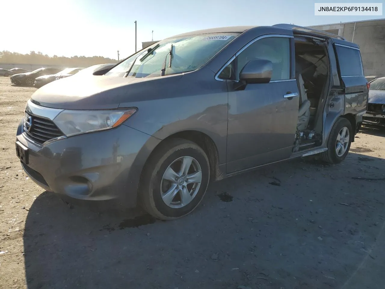 2015 Nissan Quest S VIN: JN8AE2KP6F9134418 Lot: 75689704