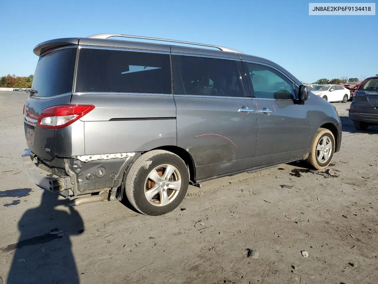 2015 Nissan Quest S VIN: JN8AE2KP6F9134418 Lot: 75689704