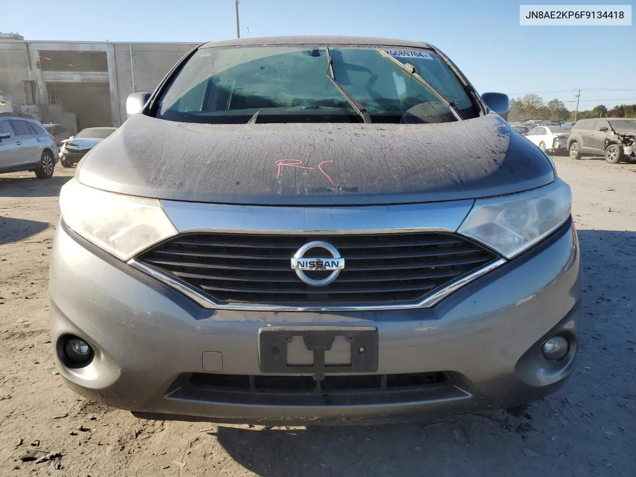 2015 Nissan Quest S VIN: JN8AE2KP6F9134418 Lot: 75689704