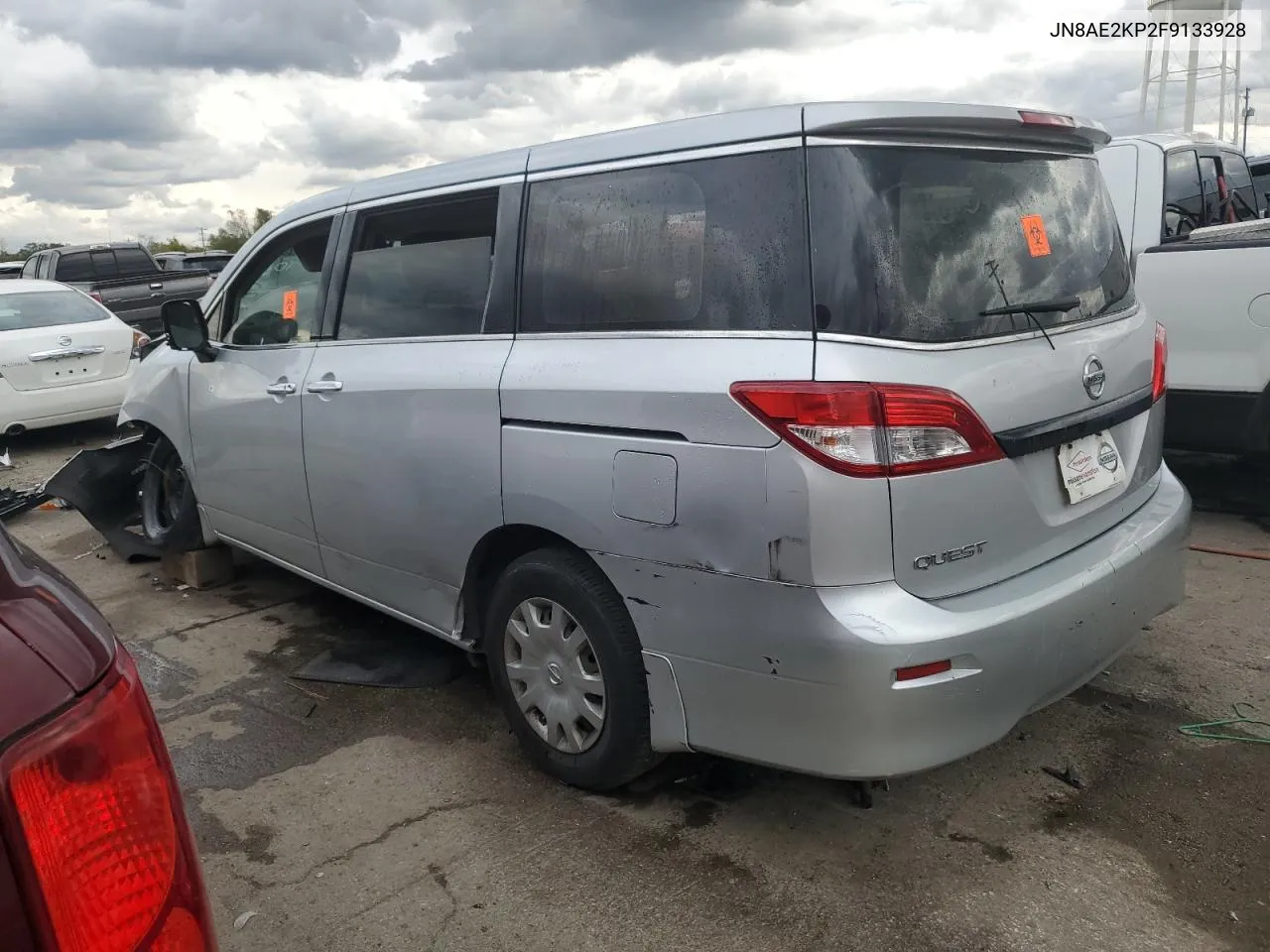 2015 Nissan Quest S VIN: JN8AE2KP2F9133928 Lot: 75723964