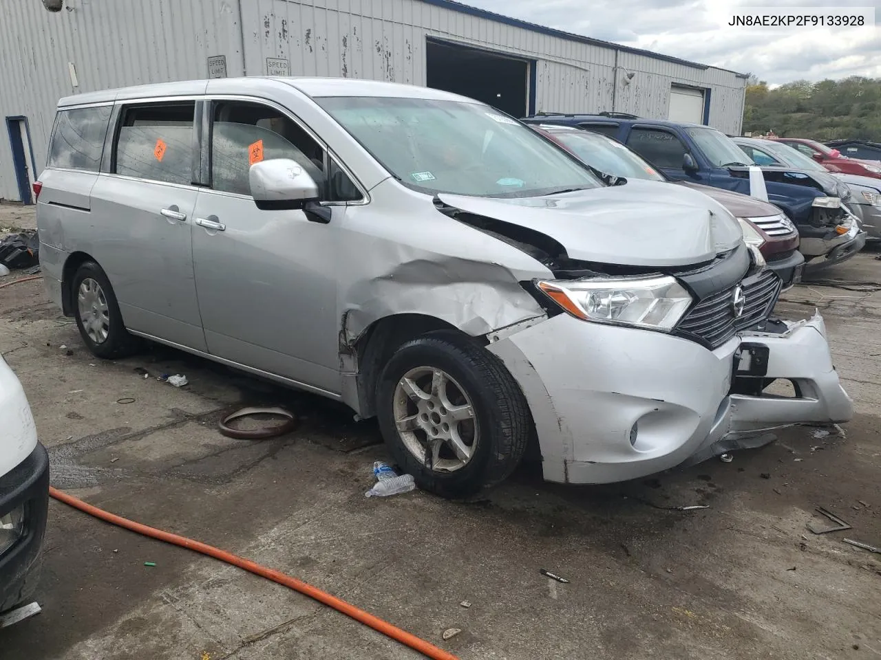 2015 Nissan Quest S VIN: JN8AE2KP2F9133928 Lot: 75723964