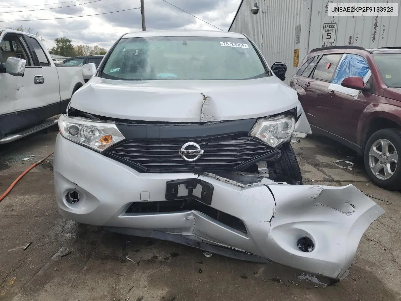 JN8AE2KP2F9133928 2015 Nissan Quest S