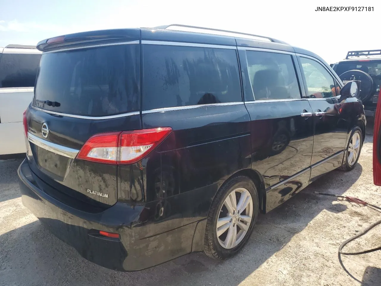 2015 Nissan Quest S VIN: JN8AE2KPXF9127181 Lot: 76124394