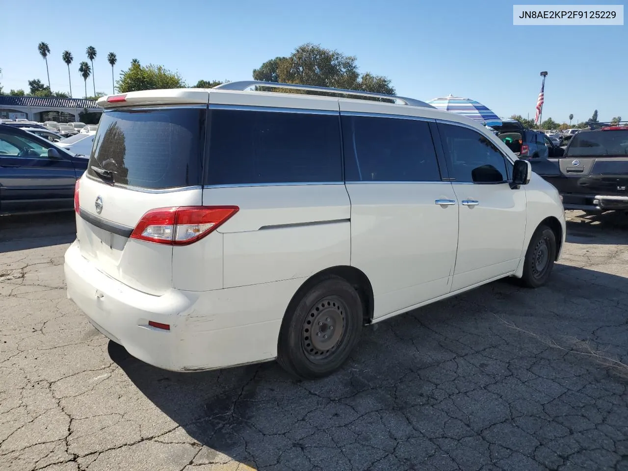 2015 Nissan Quest S VIN: JN8AE2KP2F9125229 Lot: 78812044