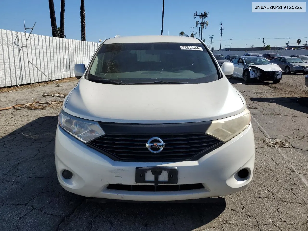 2015 Nissan Quest S VIN: JN8AE2KP2F9125229 Lot: 78812044