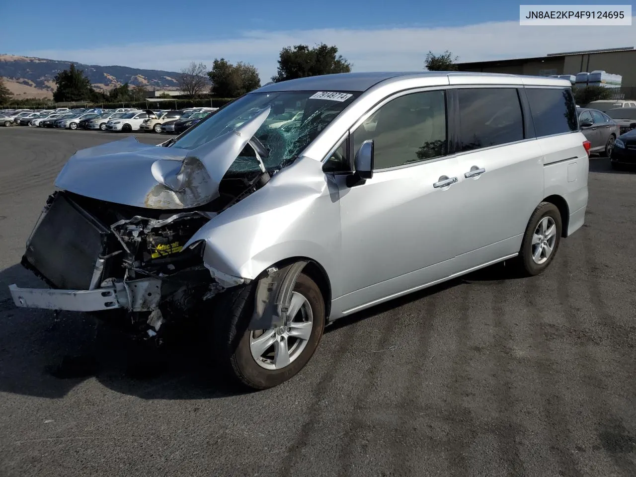 2015 Nissan Quest S VIN: JN8AE2KP4F9124695 Lot: 79149714