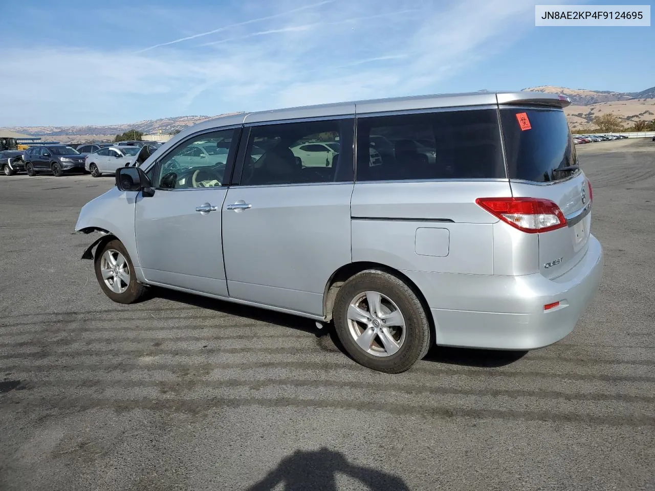 2015 Nissan Quest S VIN: JN8AE2KP4F9124695 Lot: 79149714