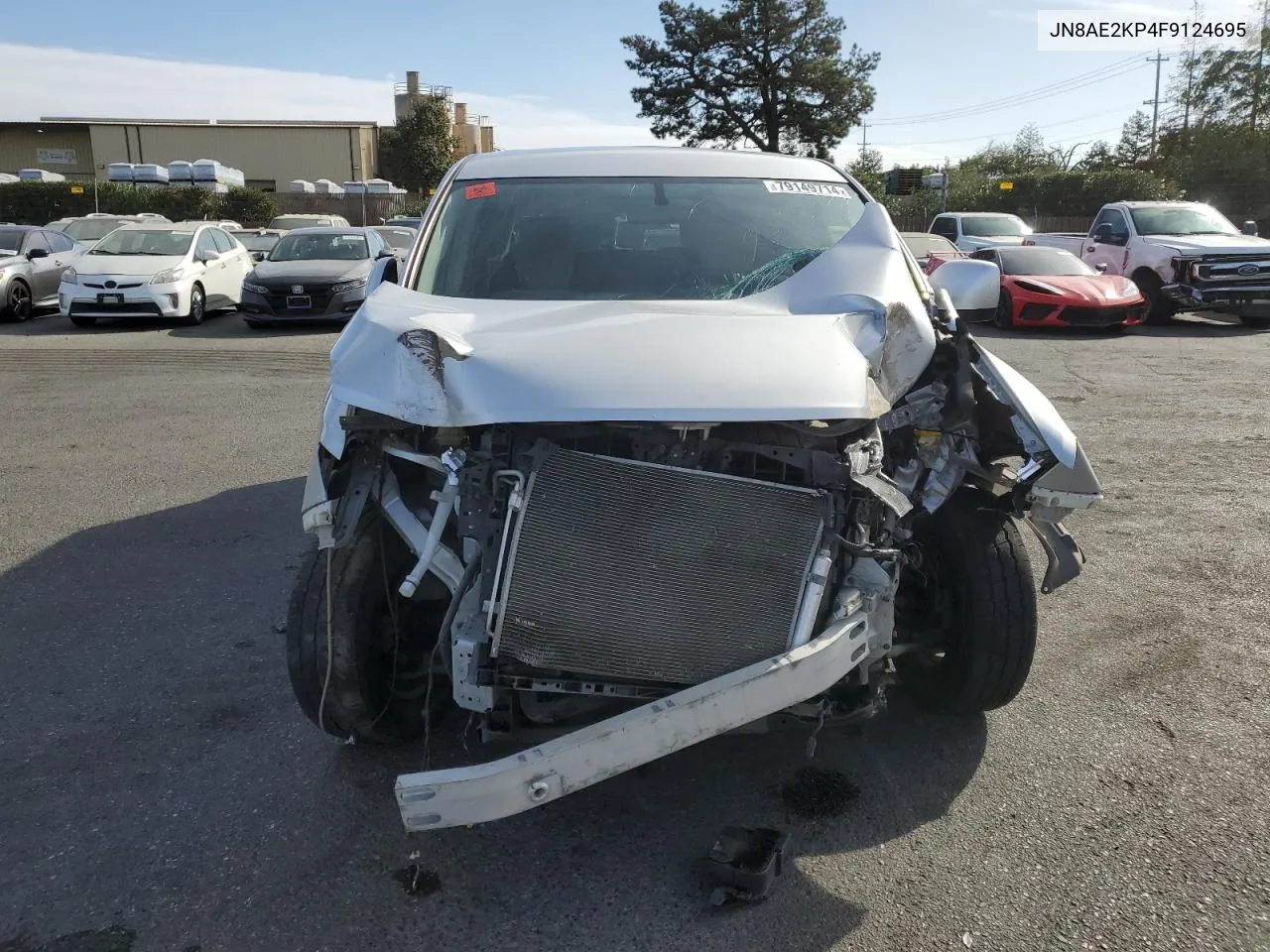 2015 Nissan Quest S VIN: JN8AE2KP4F9124695 Lot: 79149714