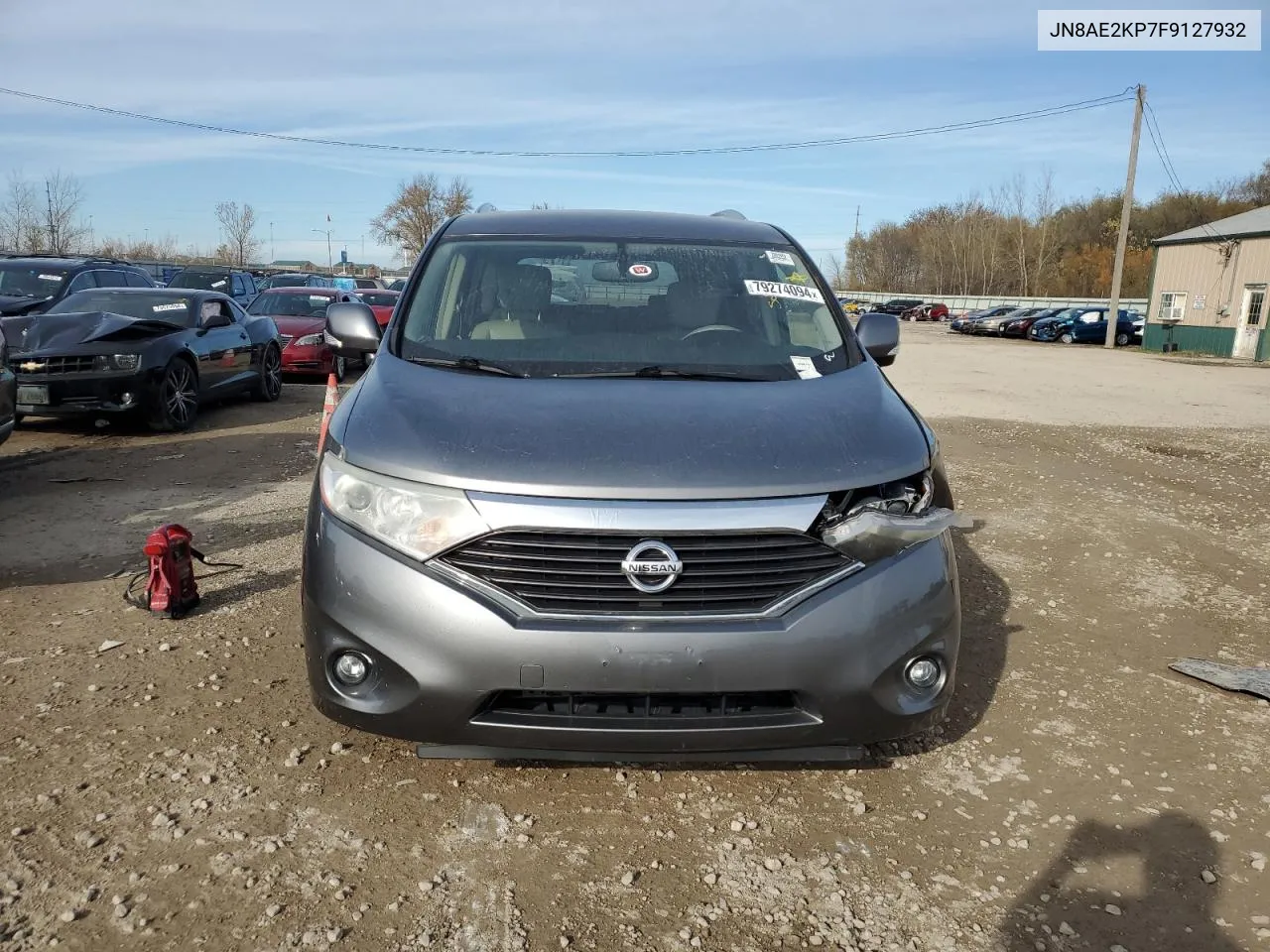 2015 Nissan Quest S VIN: JN8AE2KP7F9127932 Lot: 79274094