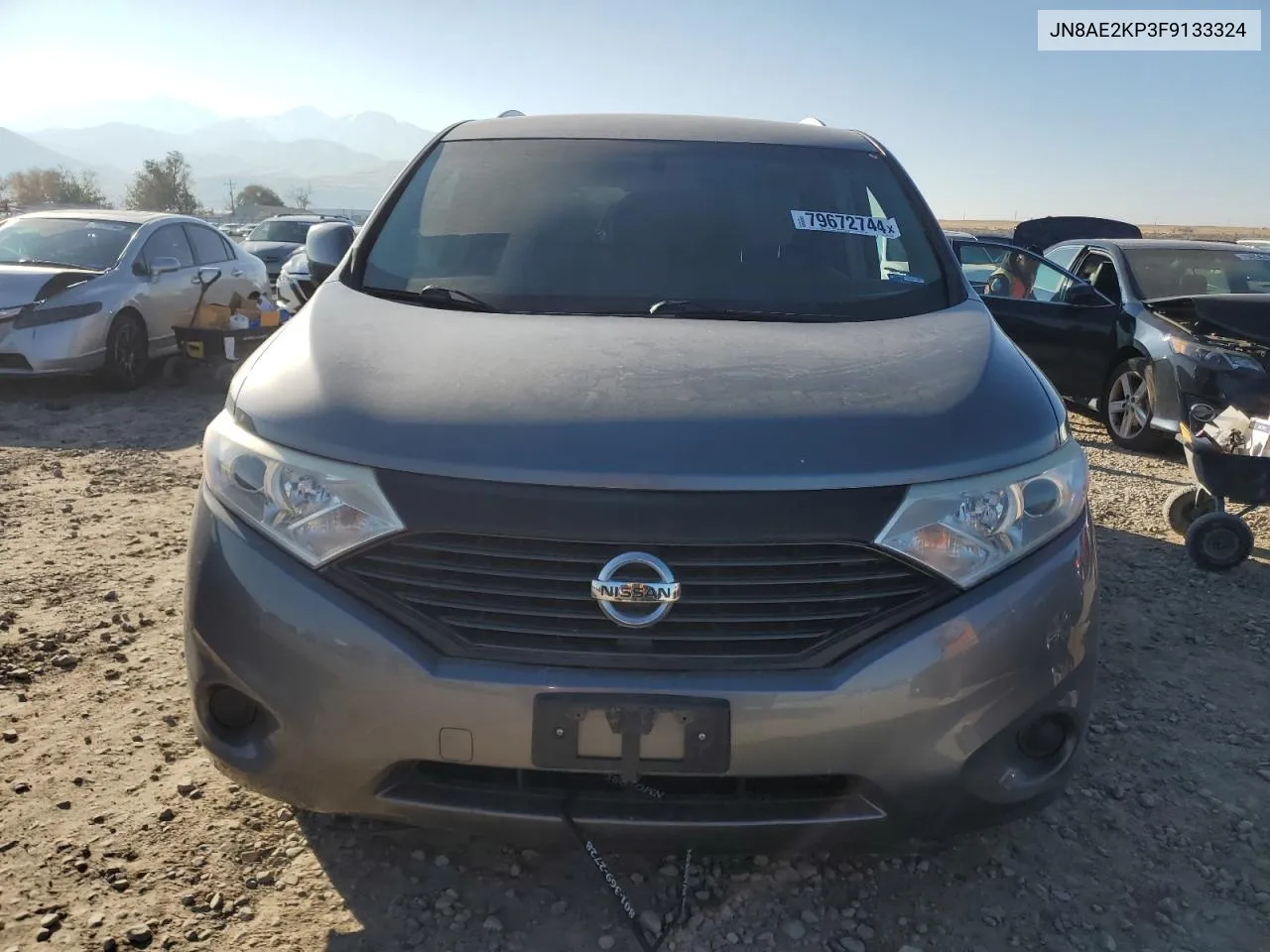 2015 Nissan Quest S VIN: JN8AE2KP3F9133324 Lot: 79672744