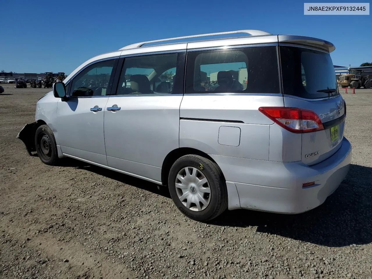 2015 Nissan Quest S VIN: JN8AE2KPXF9132445 Lot: 80049724