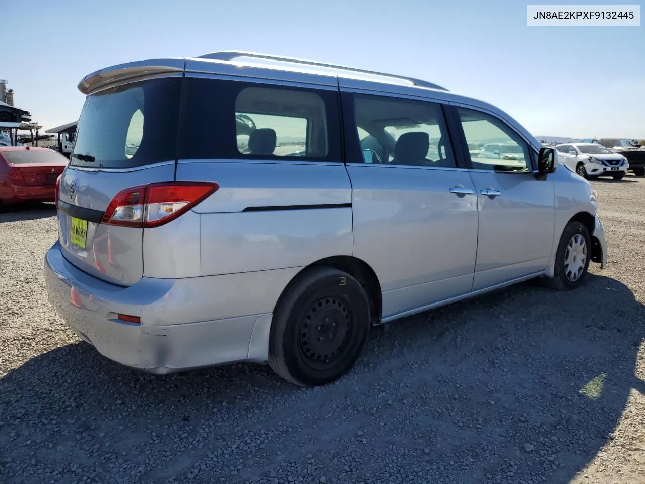 2015 Nissan Quest S VIN: JN8AE2KPXF9132445 Lot: 80049724