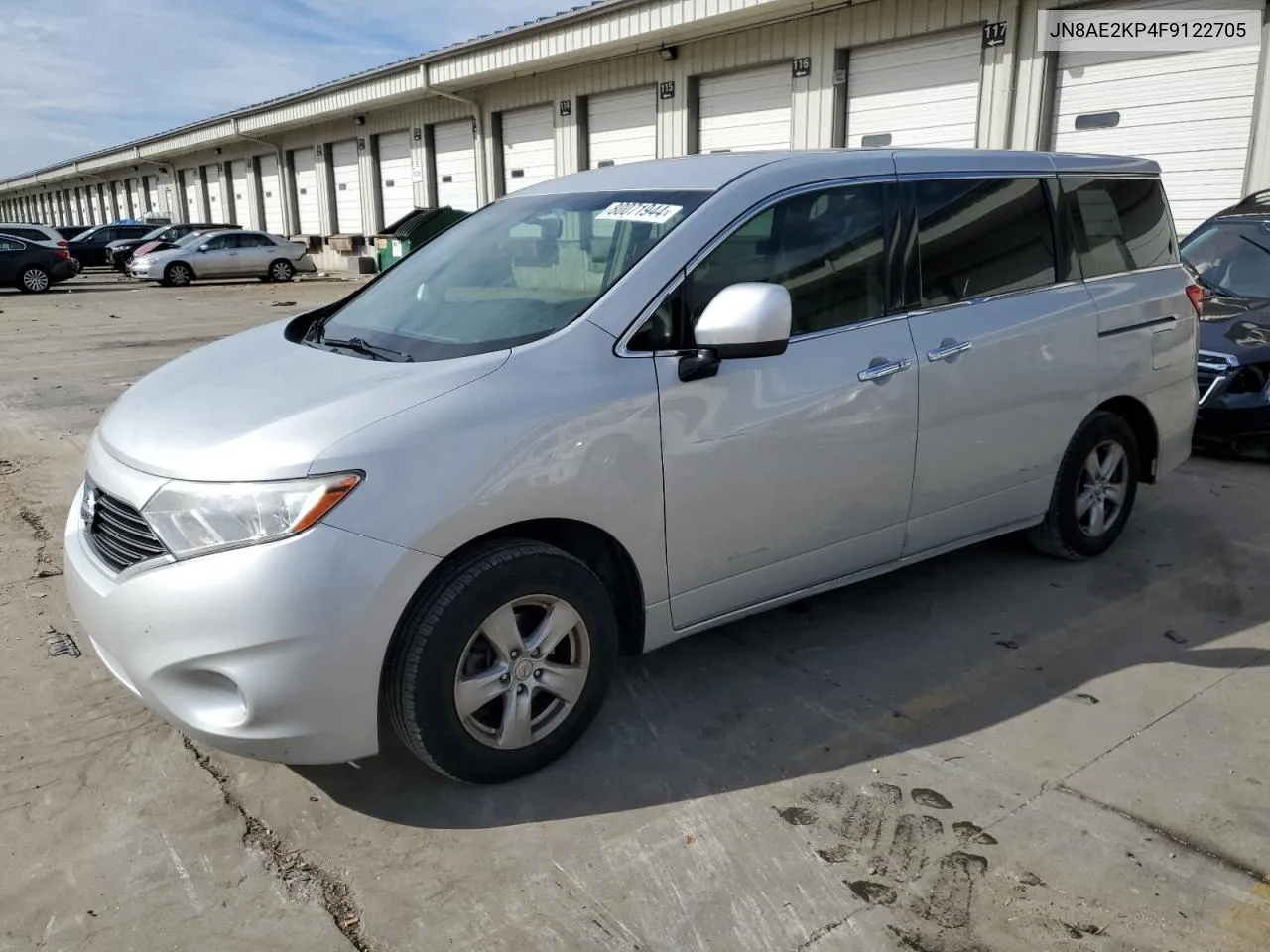 2015 Nissan Quest S VIN: JN8AE2KP4F9122705 Lot: 80071944