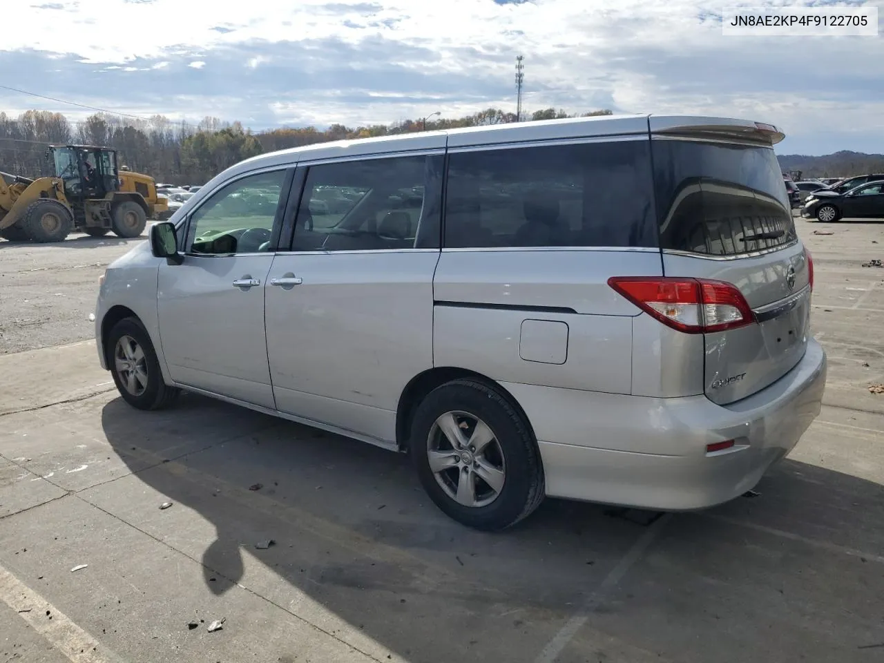 2015 Nissan Quest S VIN: JN8AE2KP4F9122705 Lot: 80071944