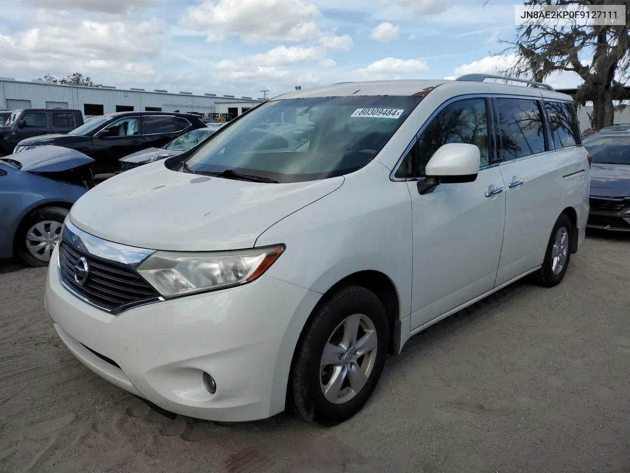 2015 Nissan Quest S VIN: JN8AE2KP0F9127111 Lot: 80309484