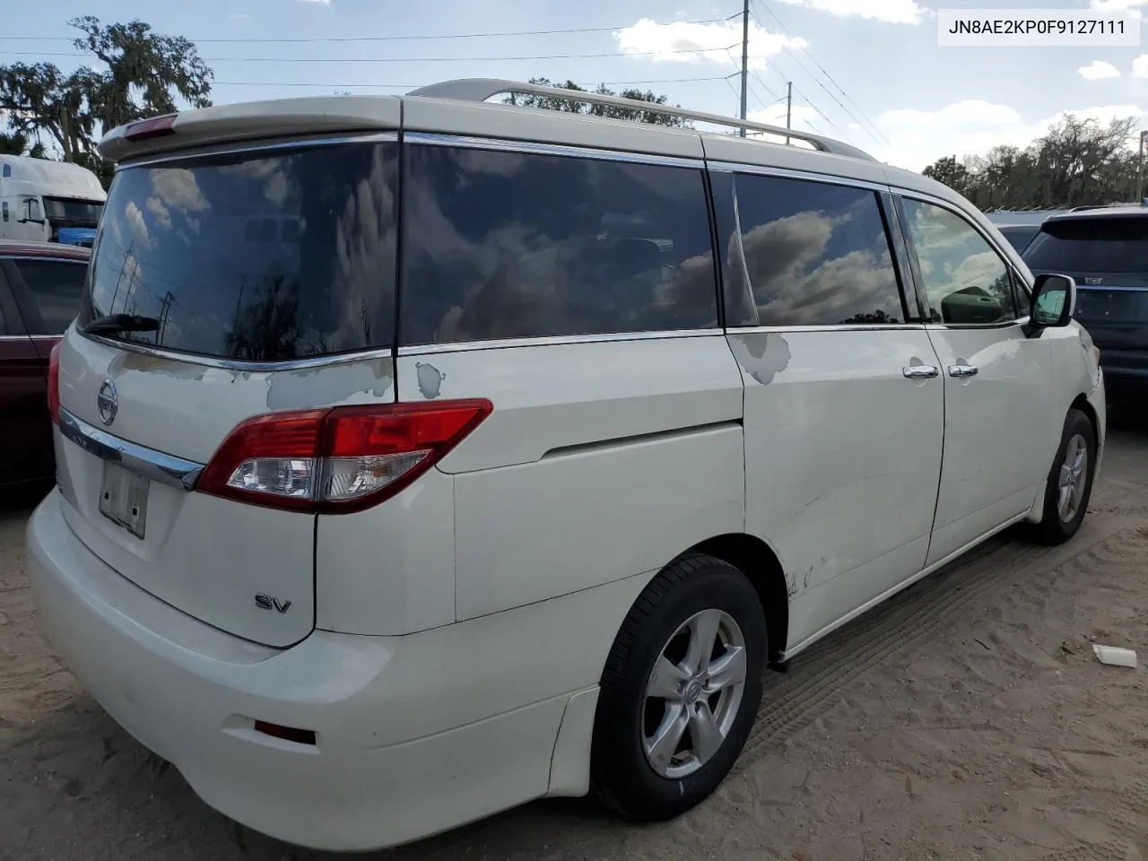 2015 Nissan Quest S VIN: JN8AE2KP0F9127111 Lot: 80309484