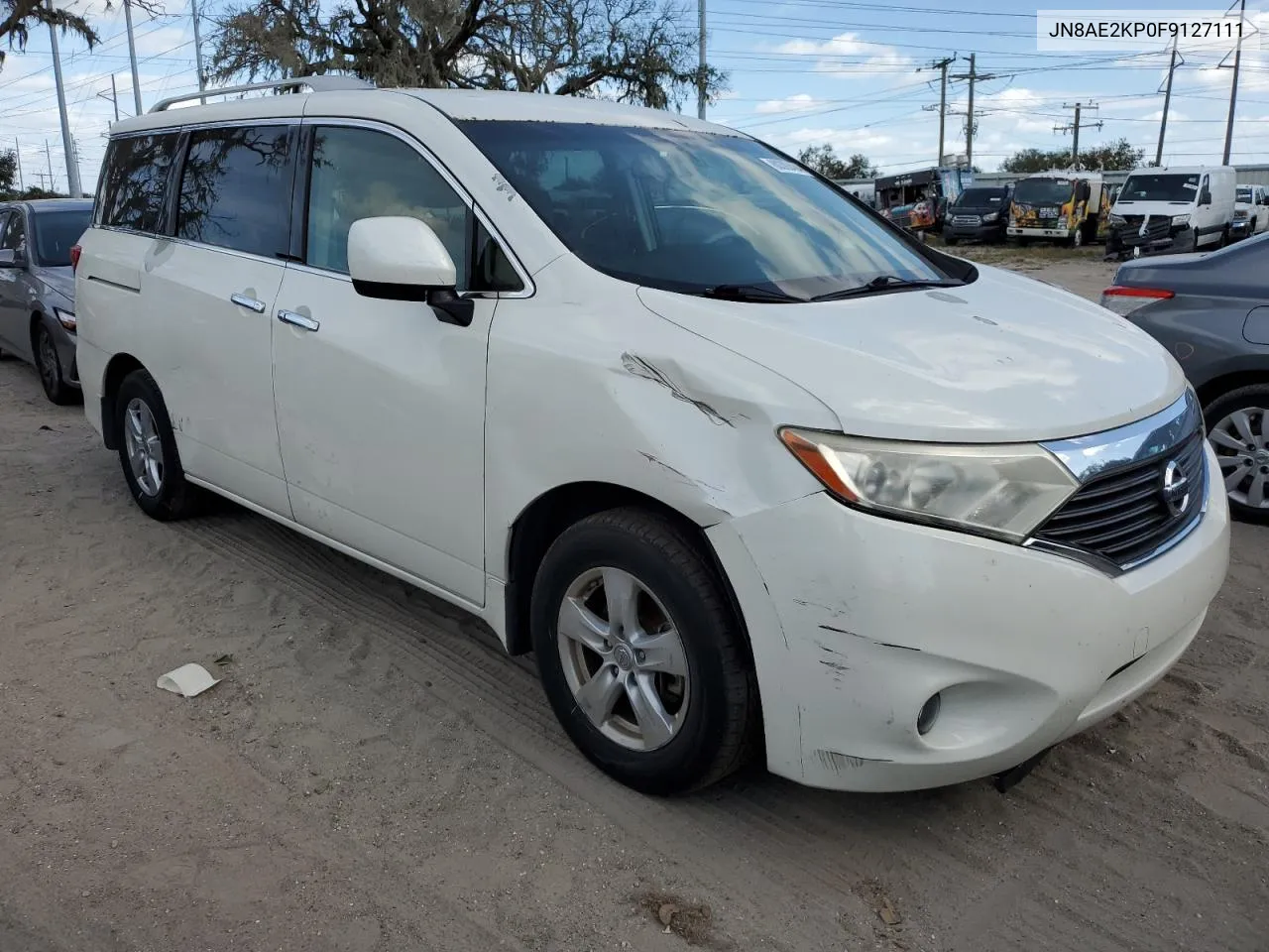 2015 Nissan Quest S VIN: JN8AE2KP0F9127111 Lot: 80309484