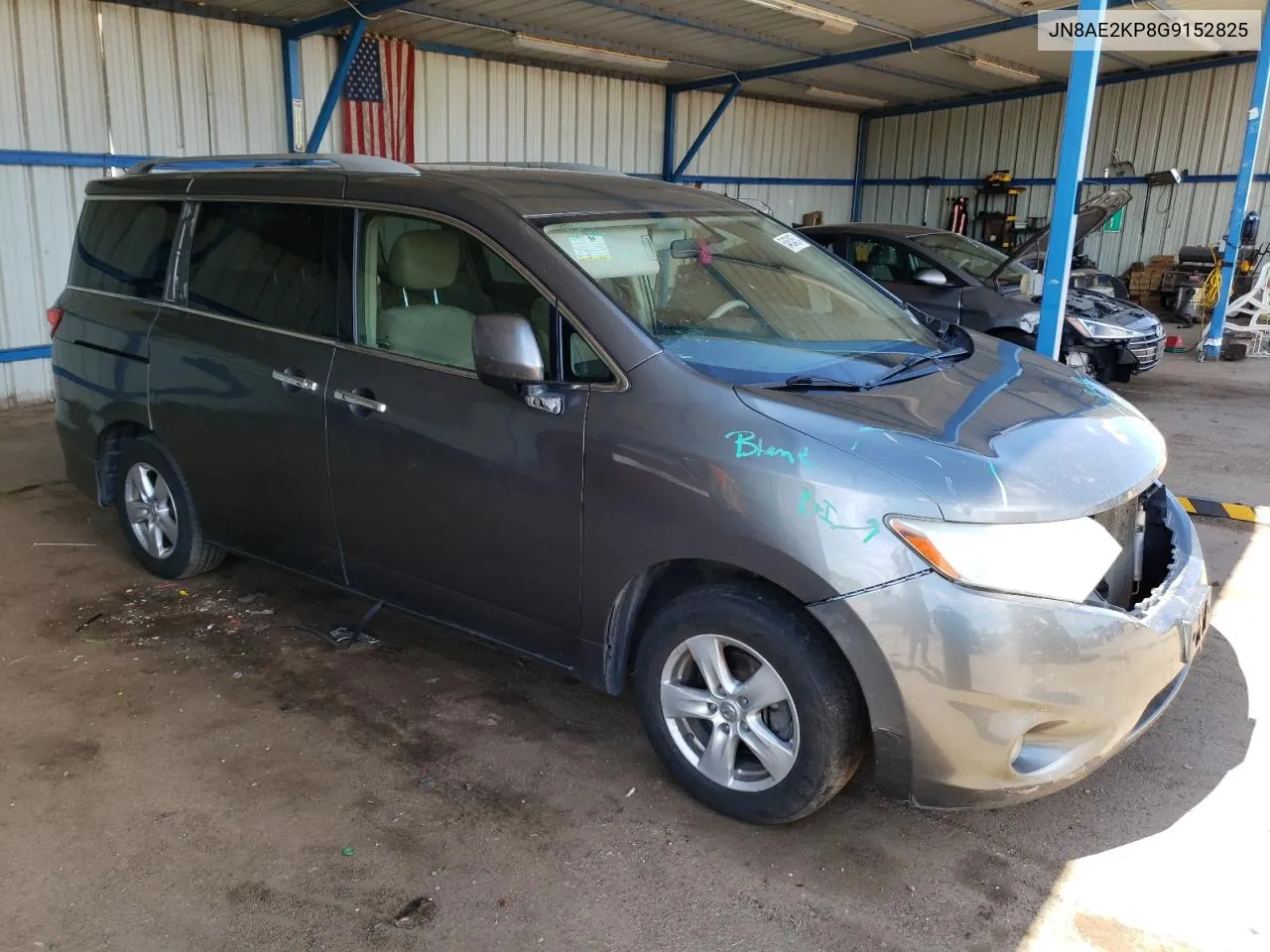 2016 Nissan Quest S VIN: JN8AE2KP8G9152825 Lot: 54634524