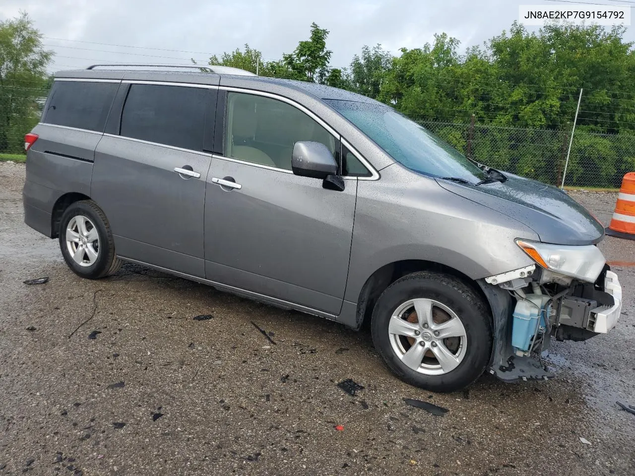 2016 Nissan Quest S VIN: JN8AE2KP7G9154792 Lot: 67307604