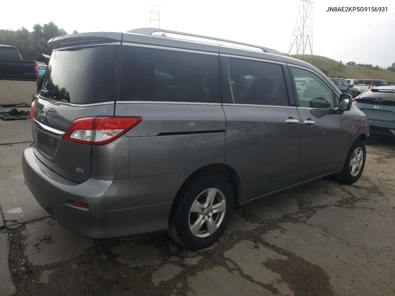 2016 Nissan Quest S VIN: JN8AE2KP5G9156931 Lot: 68341724