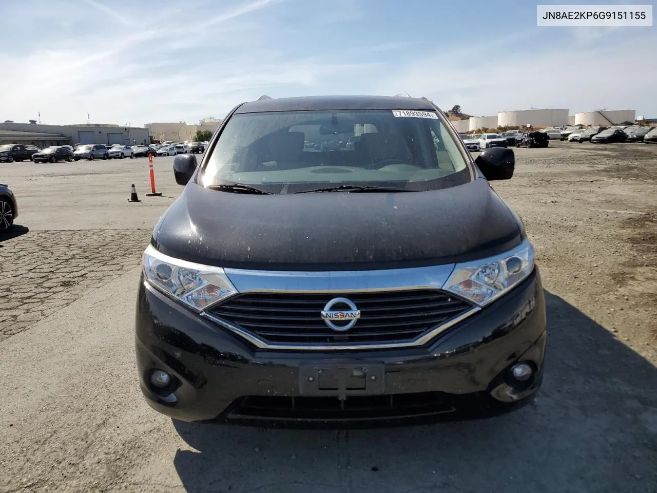 2016 Nissan Quest S VIN: JN8AE2KP6G9151155 Lot: 71893594