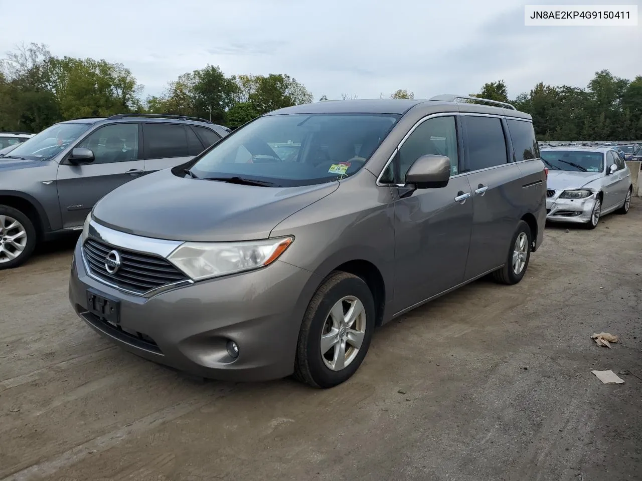 2016 Nissan Quest S VIN: JN8AE2KP4G9150411 Lot: 72543324